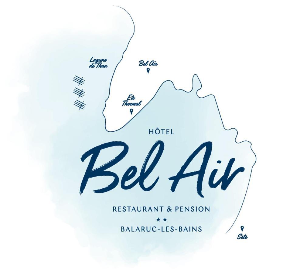 Hôtel restaurant et pension soirée étape Bel Air Balaruc-les-Bains Exterior foto
